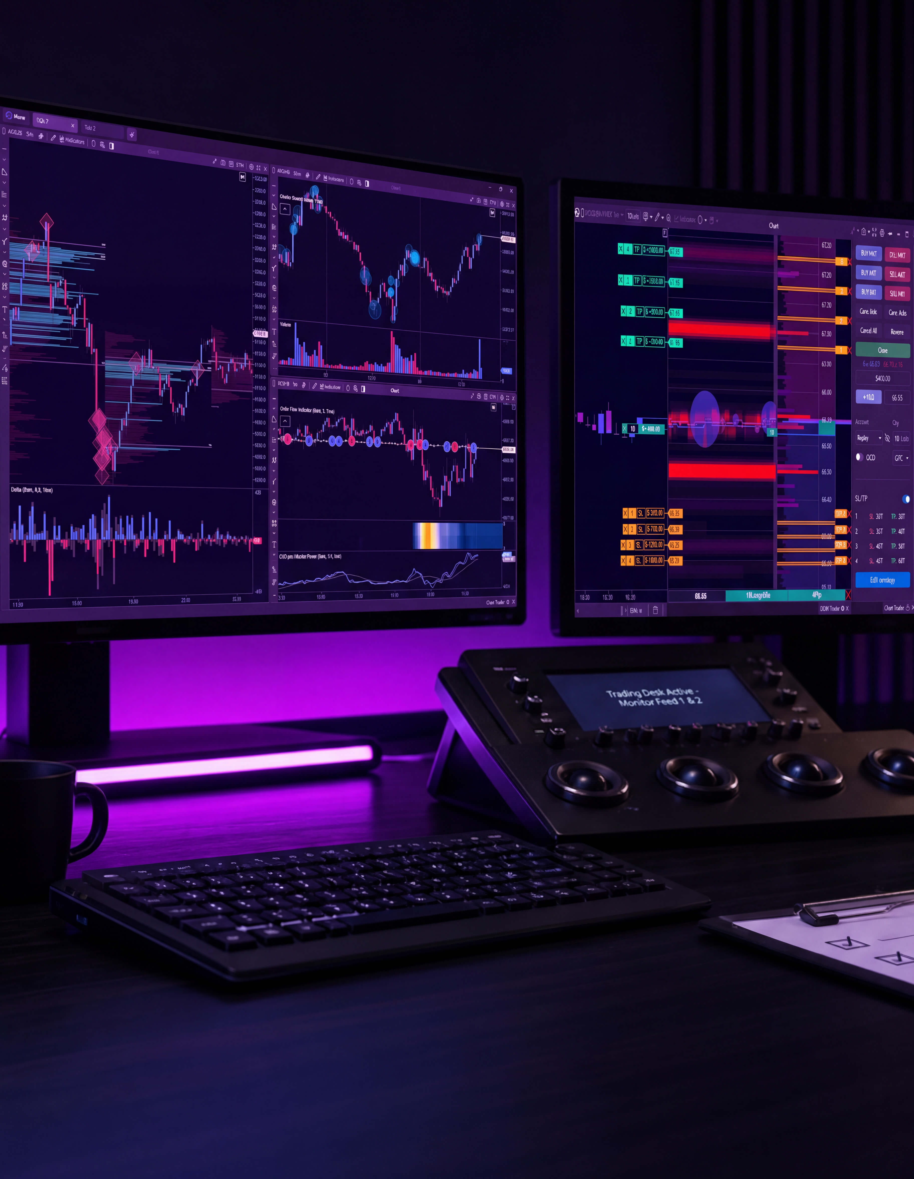 Professional content review station for market analytics education
