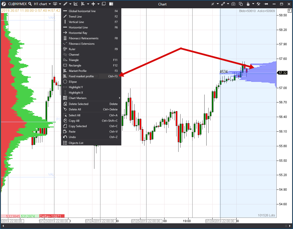 профиль обьема