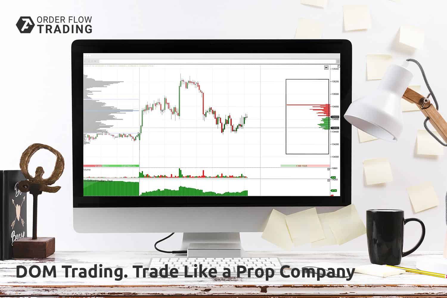 Flat lay of business concept