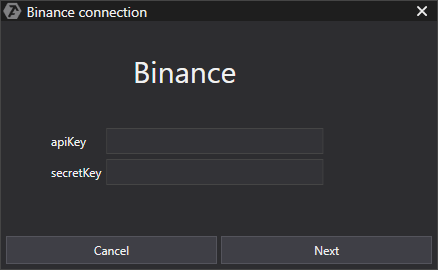 Trading connections Binance
