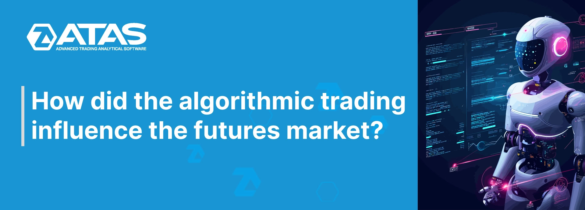 How did the algorithmic trading influence the futures market