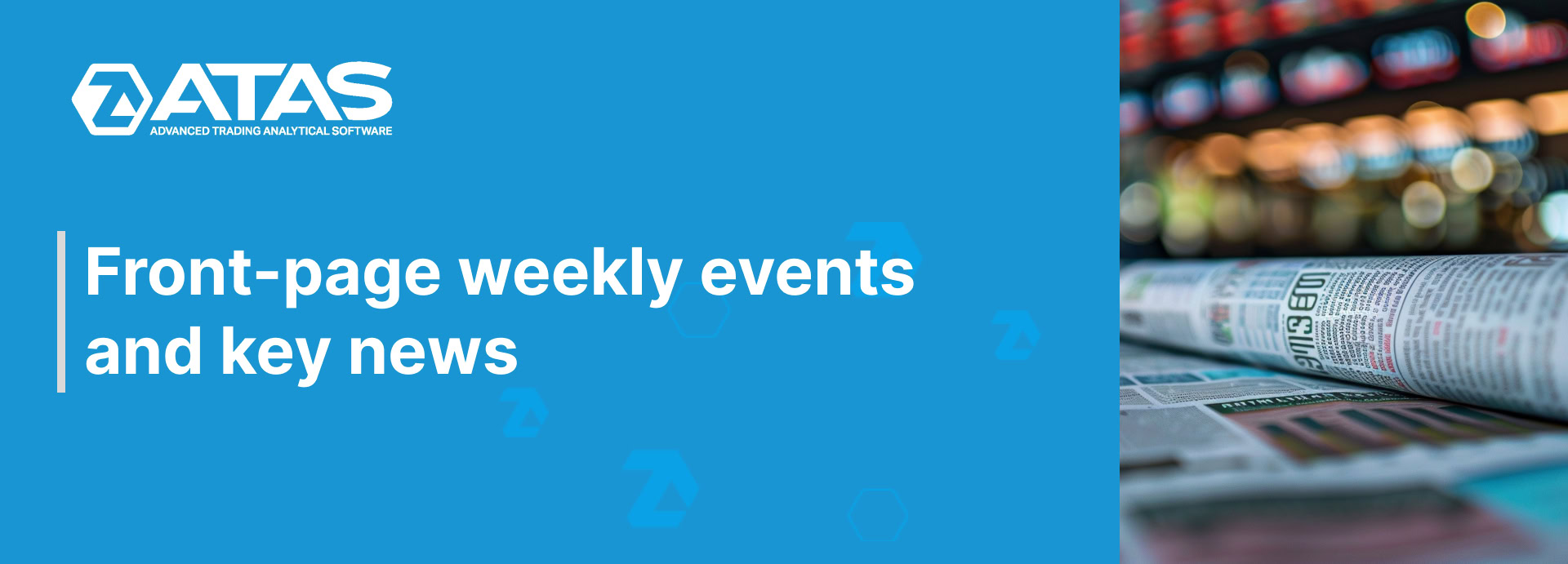 Front-page weekly events and key news