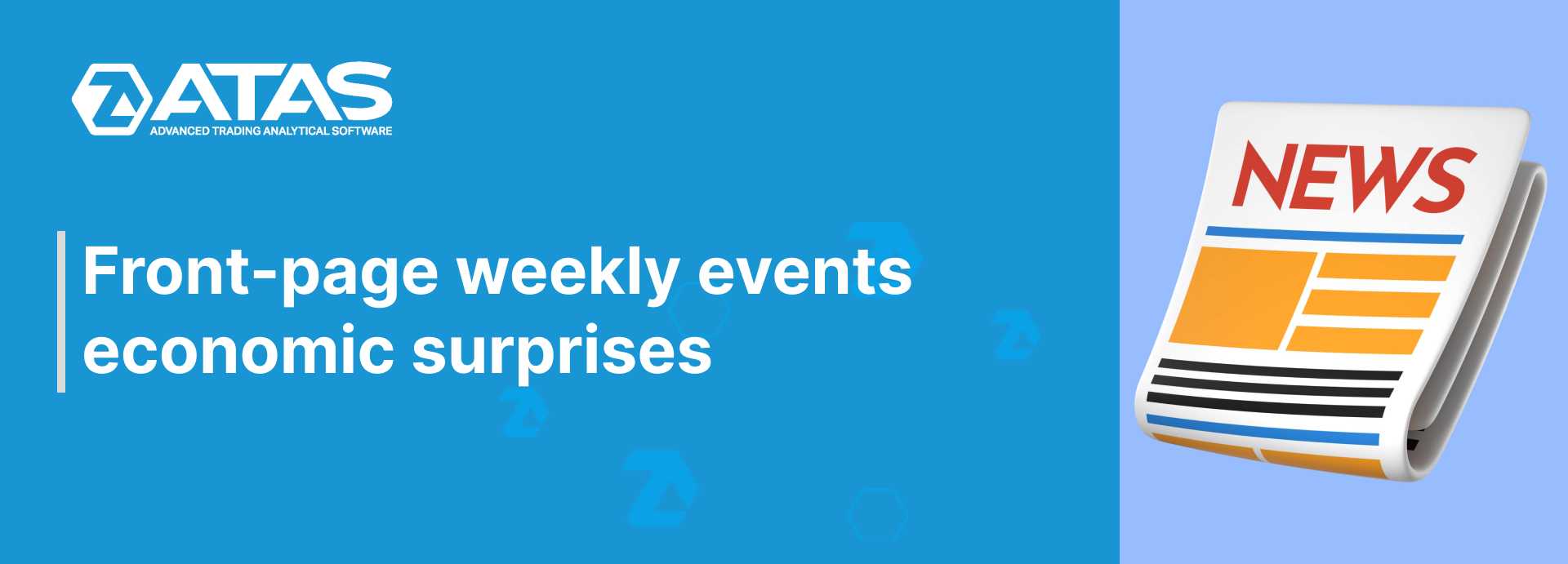 Front-page weekly events economic surprises
