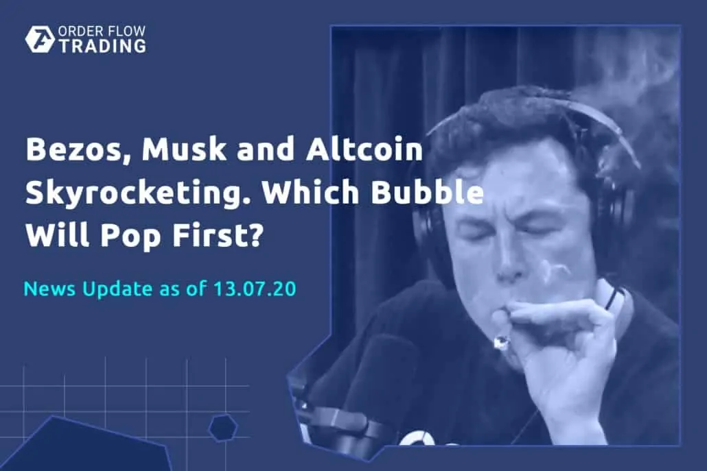Skyrocketing of Bezos, Musk and altcoins. Which bubble bursts first?