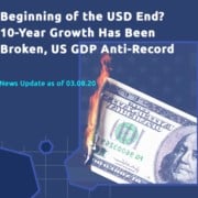 Beginning of the USD end? 10-year growth has been broken, US GDP anti-record