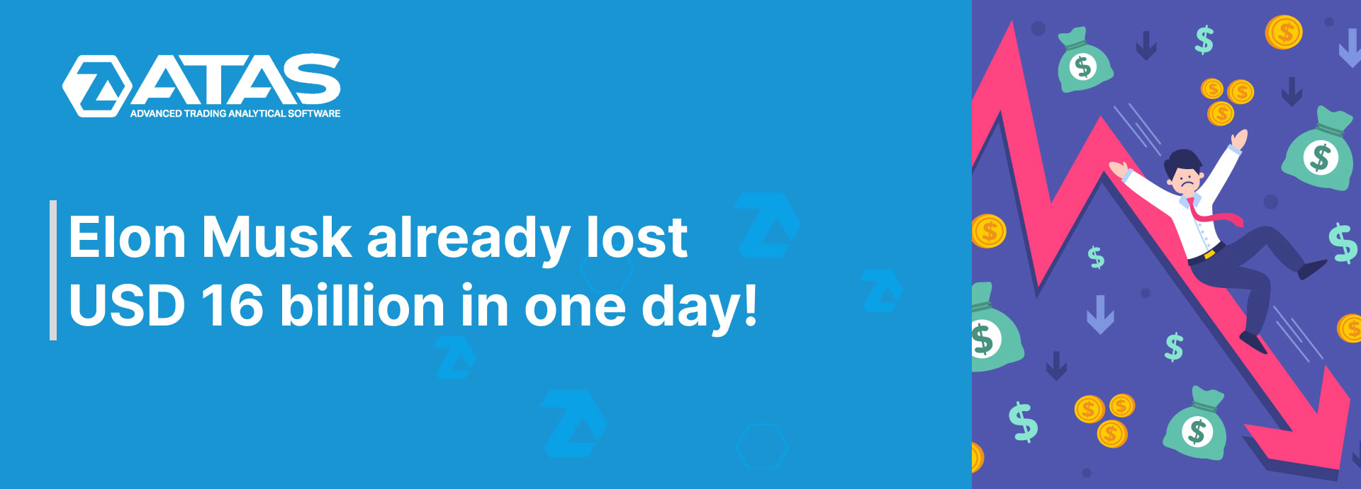 Elon Musk already lost USD 16 billion in one day!