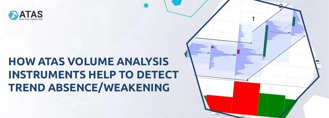 How ATAS volume analysis instruments help to detect trend absence/weakening