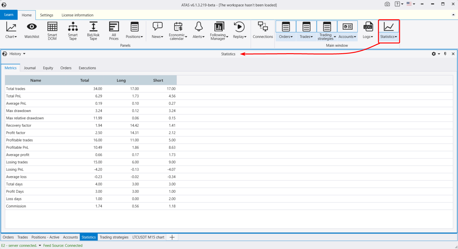 Модуль статистики