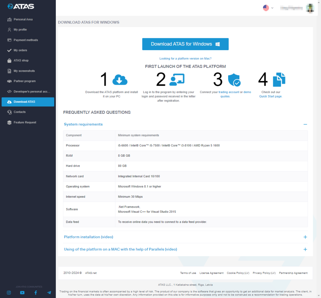 How to download the platform
