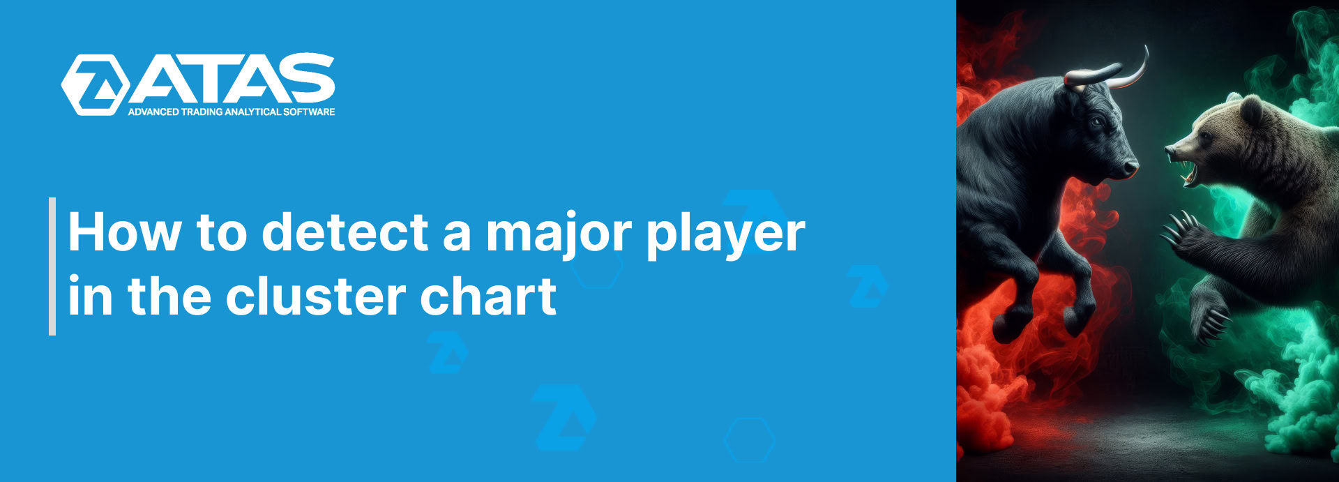 How to detect a major player in the cluster chart