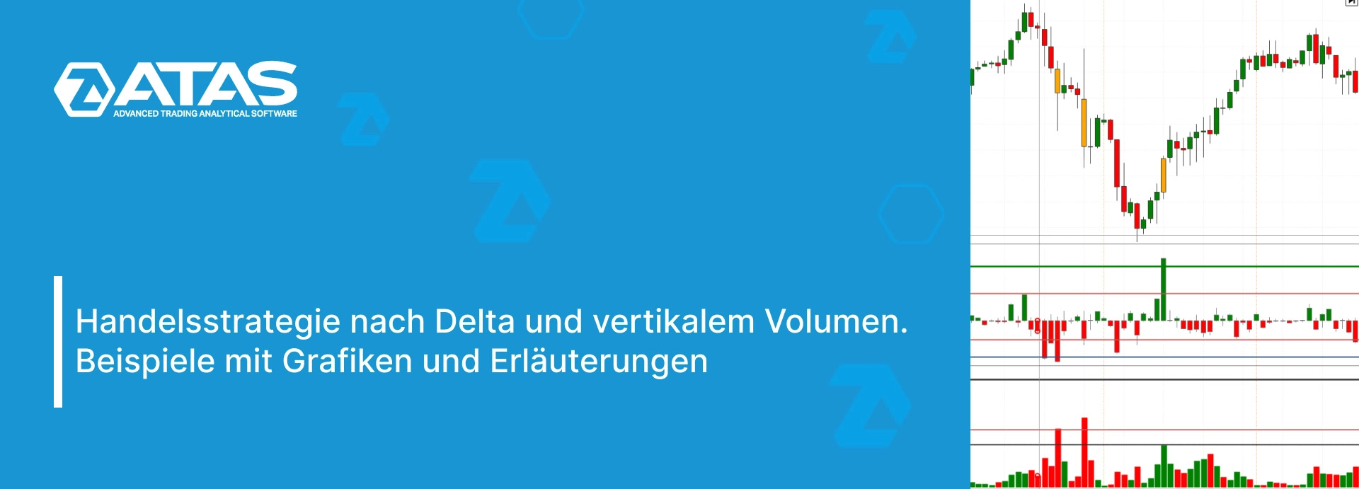 Handelsstrategie nach Delta und vertikalem Volumen