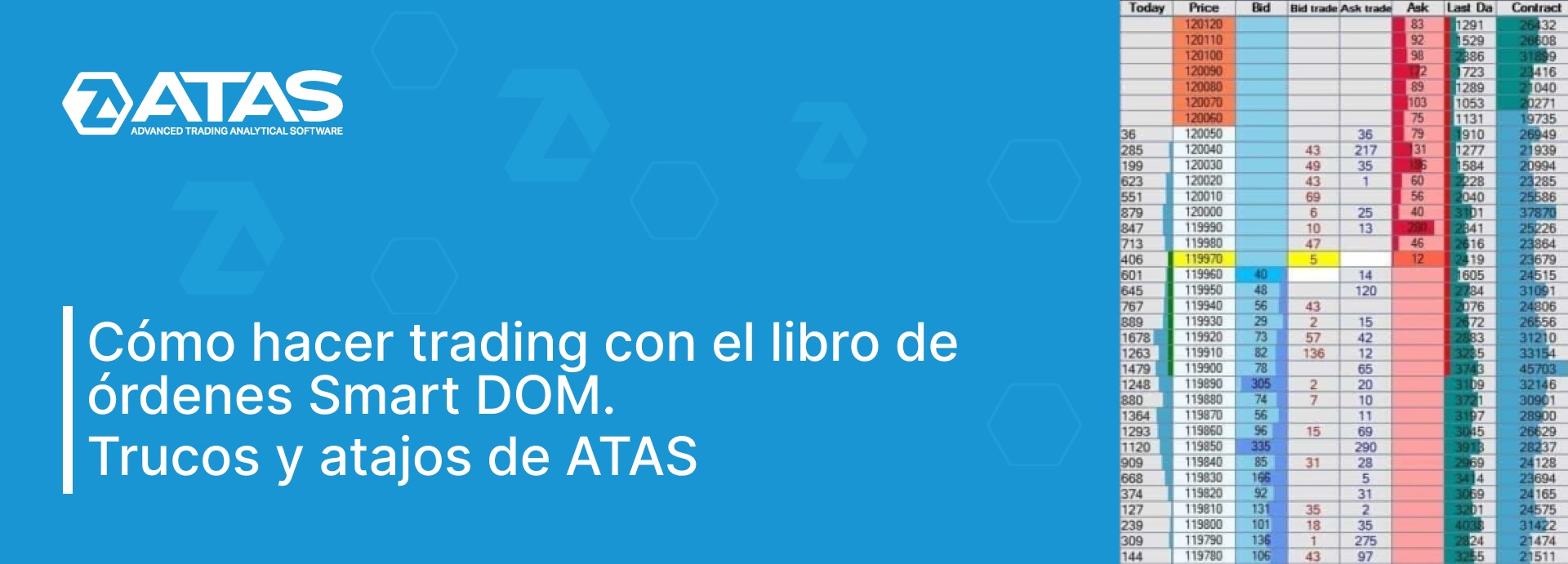 Cómo hacer trading con el libro de órdenes Smart DOM