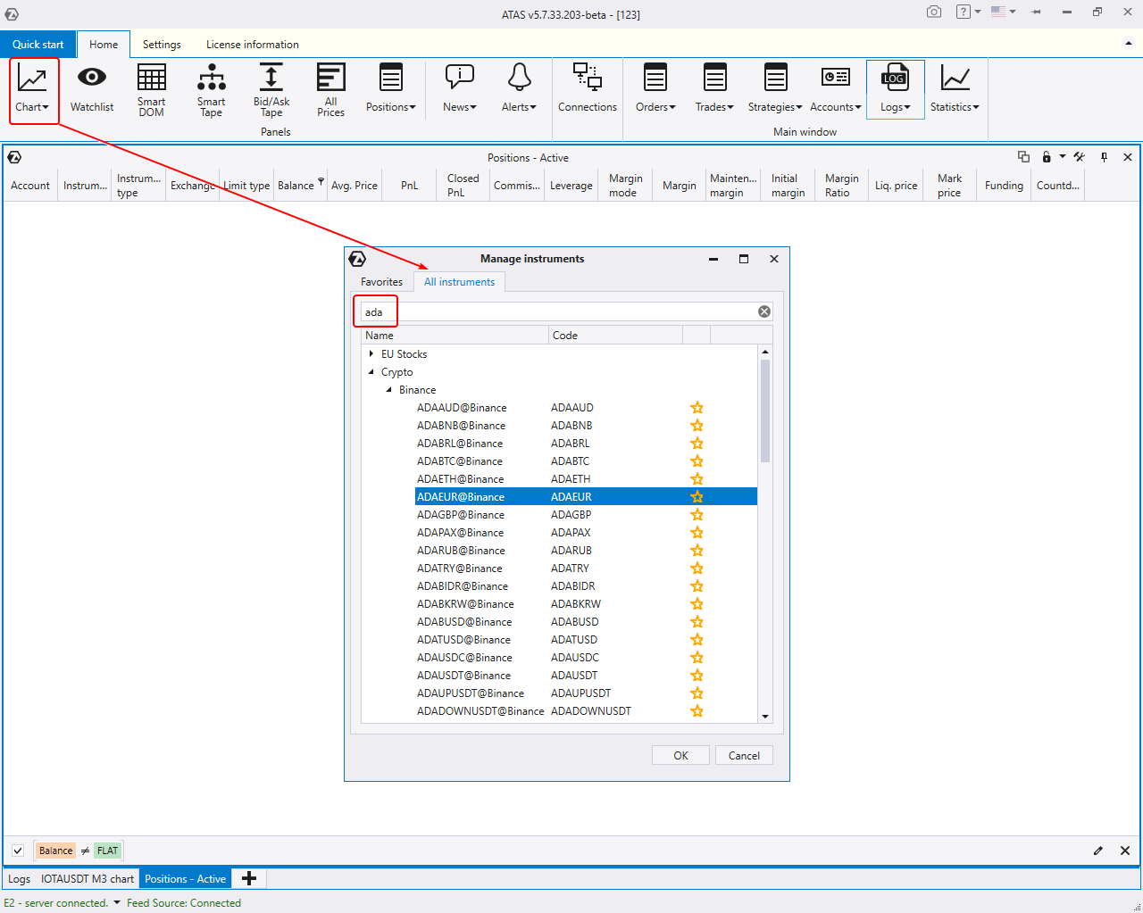 Comment voir le prix d'ADA Cardano