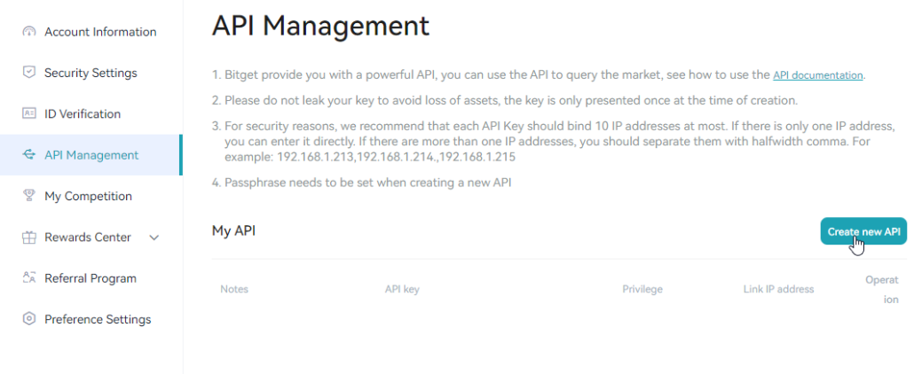 Подключение ATAS к криптовалютной бирже Bitget