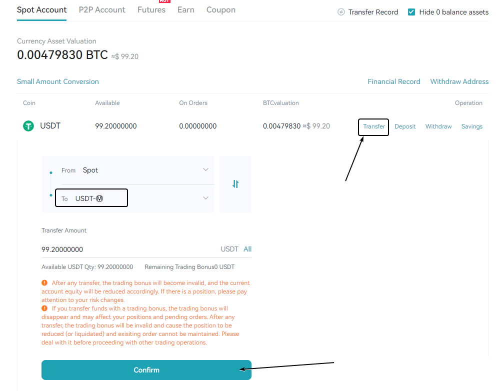 Conexión de ATAS a la bolsa de criptomonedas Bitget 6
