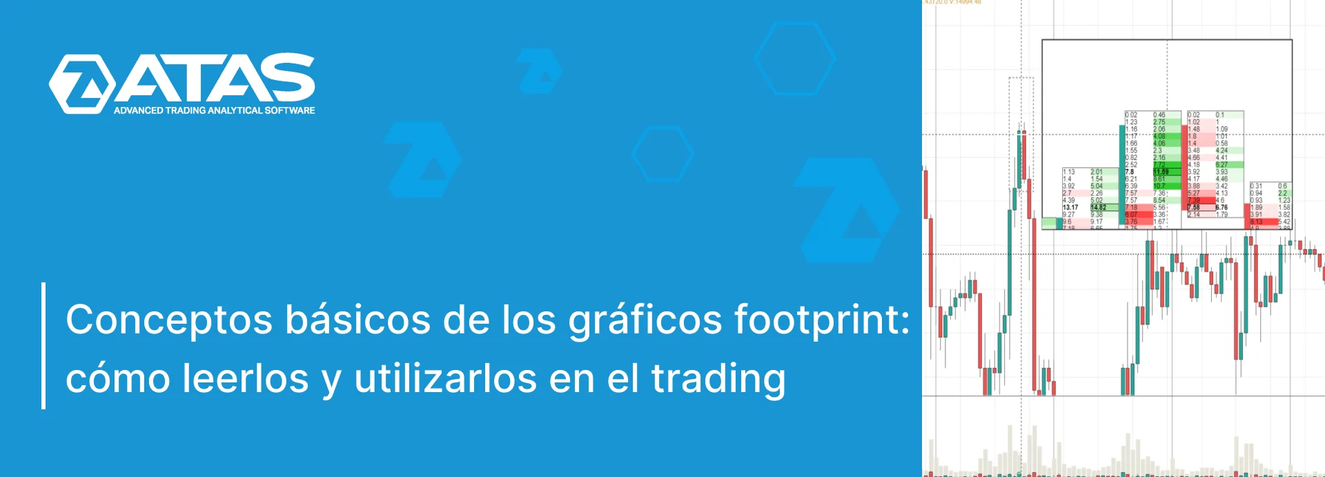 Conceptos básicos de los gráficos footprint.