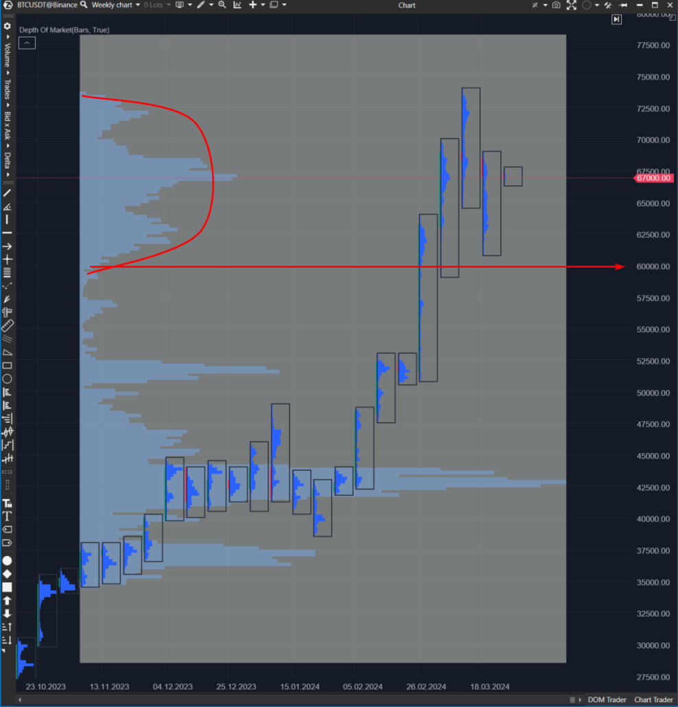 Analyse du profil du marché et du cours du bitcoin en 2024