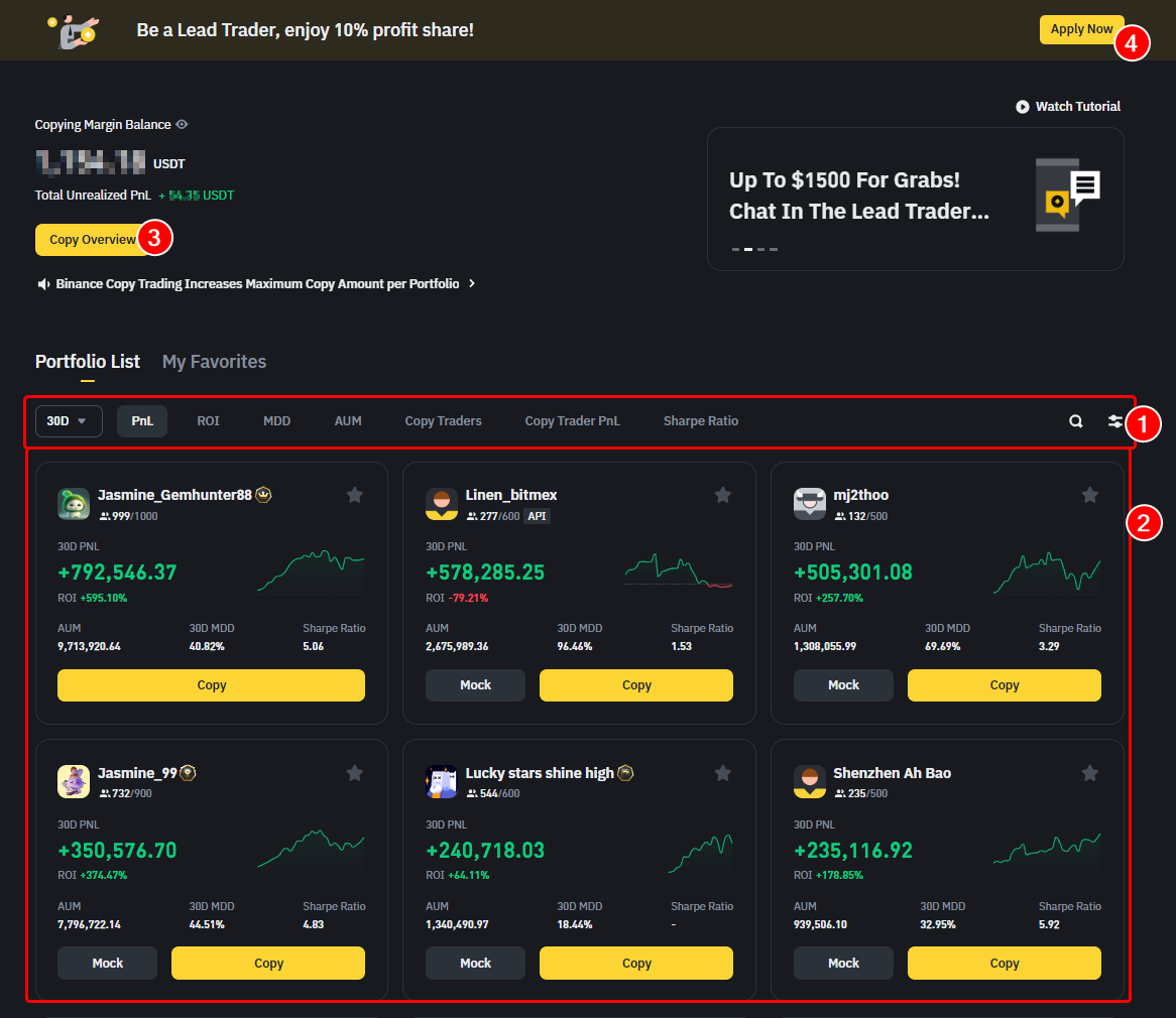 Binance Copy Trading