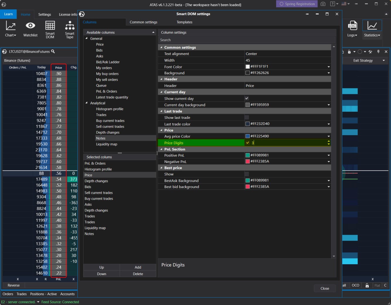 Réduction du nombre de chiffres du prix