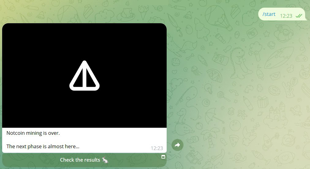 Игра Notcoin не работает