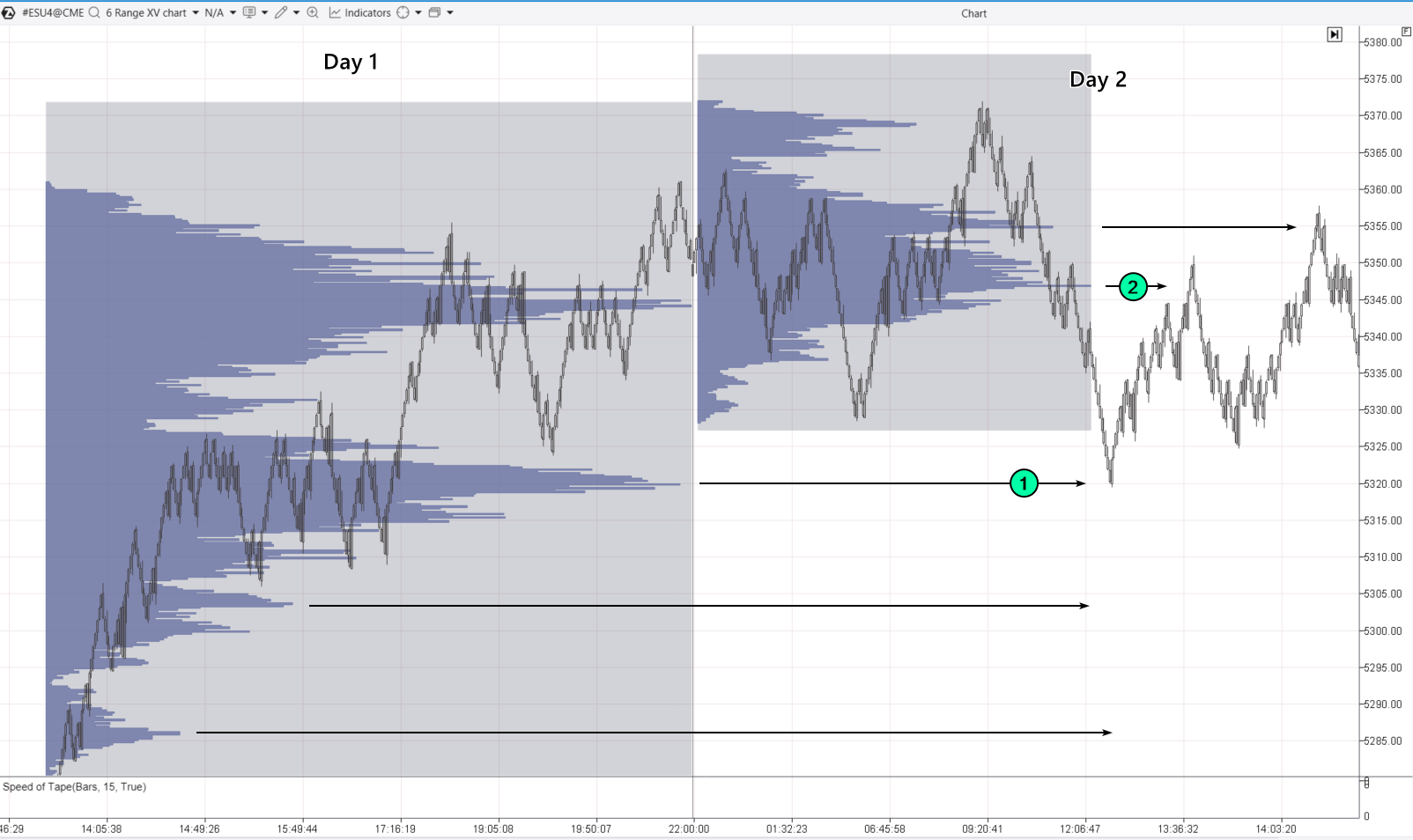 2. Grid trading with market profile