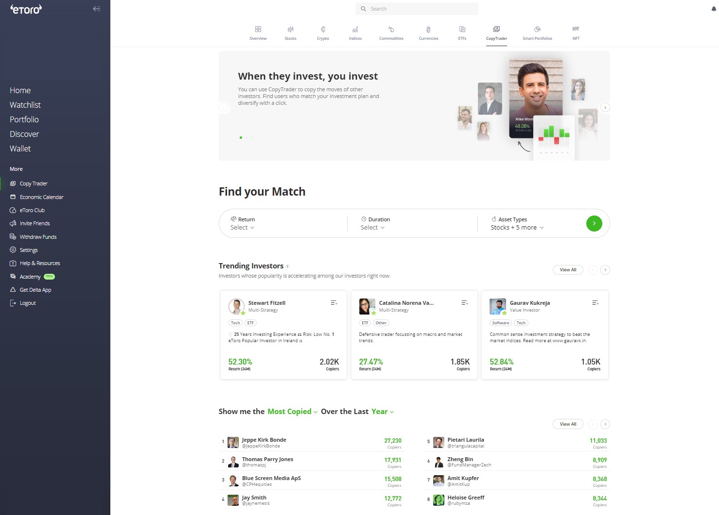 11. eToro. Best Platform for Social Trading 11. eToro. Best Platform for Social Trading