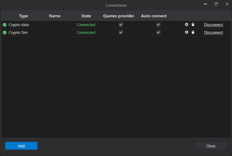List of connections