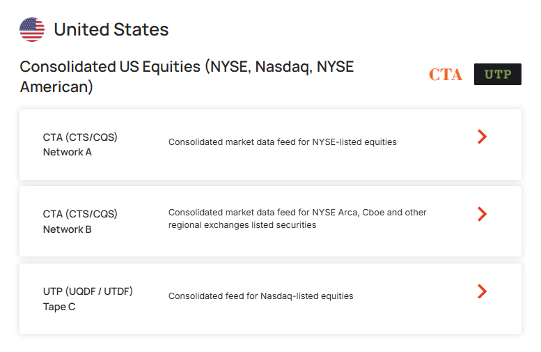 How to order consolidated data for the stock market
