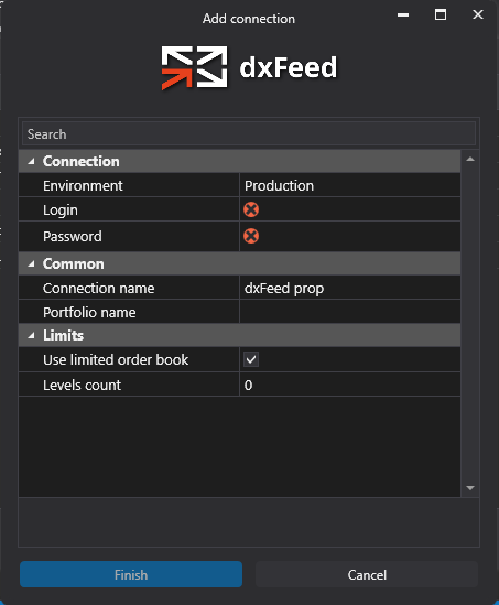 4PropTrader dxFeed