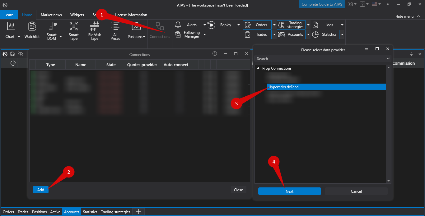 HyperTicks Connection