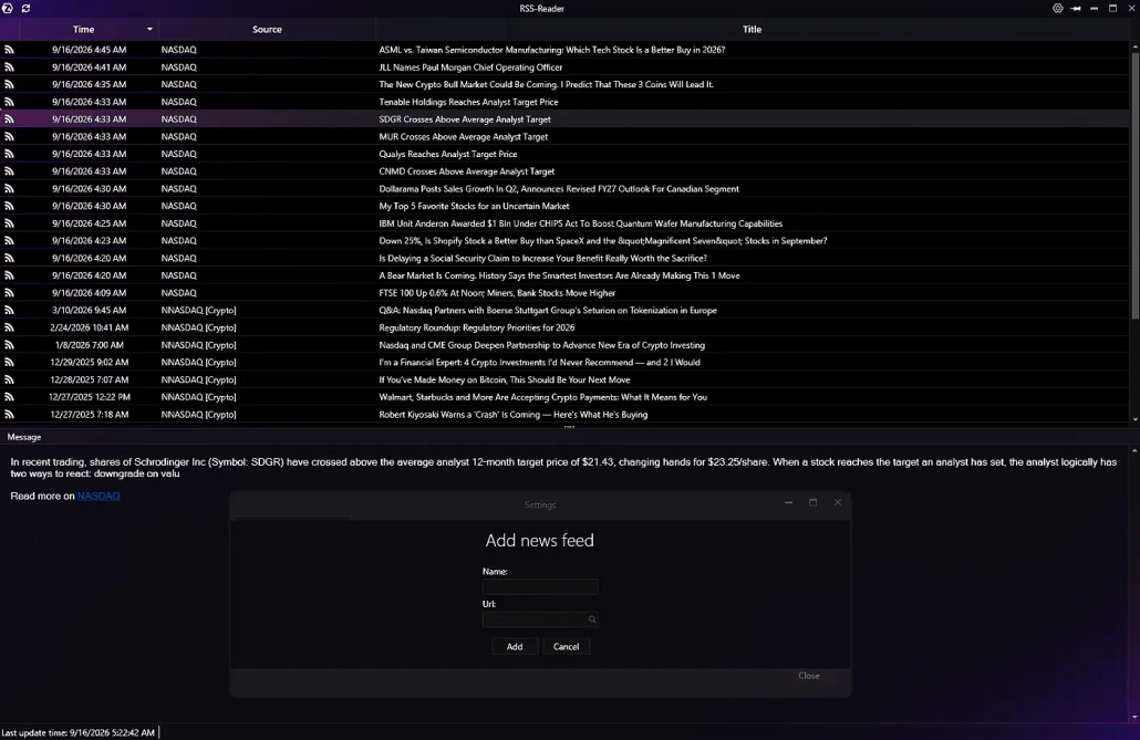 RSS Reader